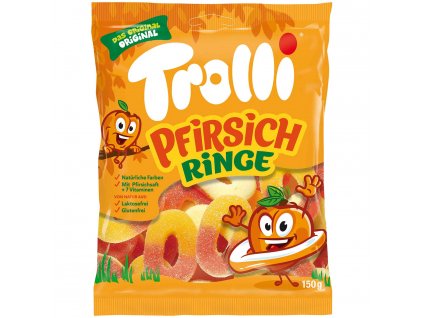 Trolli Pfirsich Ringe ovocné želé cukríky - 150 g