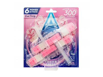 astonish pink peony 6 power actions wc zaves 2 x 40 g