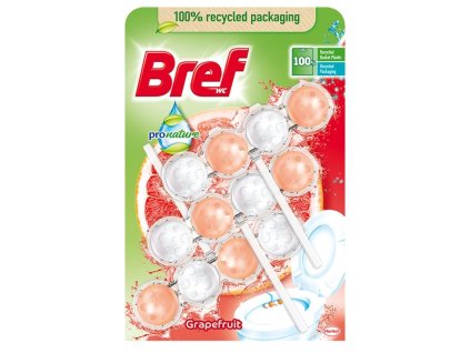 Bref WC pro nature Grapefruit WC záves guličky - 3 x 50 g