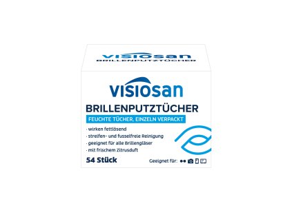 Visiosan čistiace obrúsky na okuliare - 54 ks