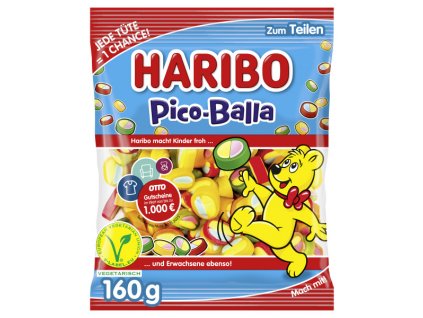 haribo pico balla ovocne zele cukriky 160 g