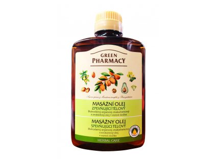 green pharmacy spevnujuci masazny olej herbal care 200 ml