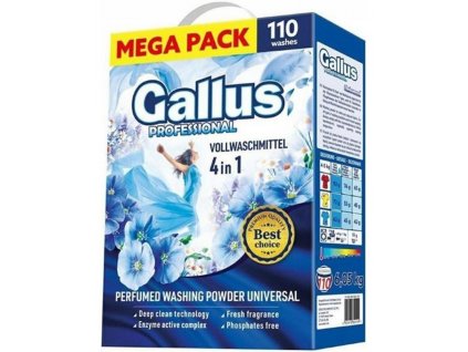gallus professional 4 in1 universal prasok na pranie 6 5 kg 110 prani