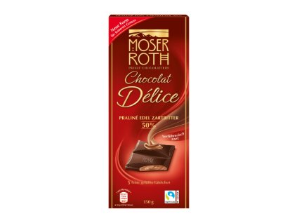 moser roth mousse delice praline edel zartbitter 50 cokolada 150 g