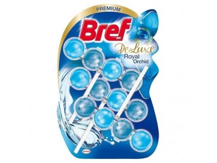 Bref power De Luxe Royal Orchid WC záves guličky - 3 x 50 g