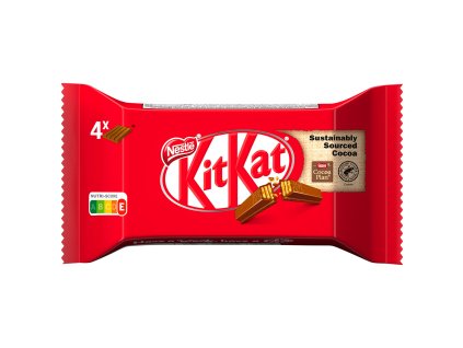 (DE) Nestlé KitKat classic vaflové tyčinky poliate mliečnou čokoládou - 166 g (4x41,5 g)