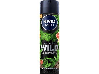 Nivea men Extreme Wild pánsky anti-perspirant spray - 150 ml