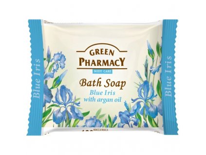 Green pharmacy Modrý kosatec argánový olej toaletné mydlo - 100 g