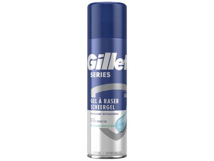 Gillette series Revitalisant sensitive pánsky gél na holenie - 200 ml