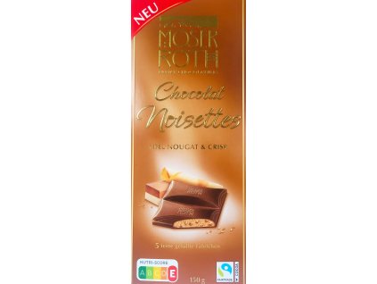 moser roth chocolat noisettes edel nugat crisp mliecna cokolada 150 g