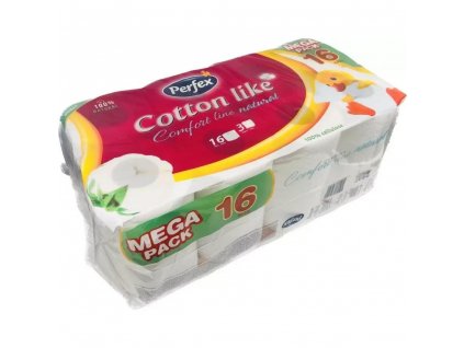 Perfex Cottonn like Comfort line natural 3-vrstvový toaletný papier - 16 ks