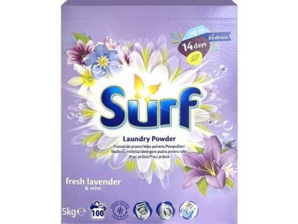 (SK) Surf fresh Lavender & Mint prášok na pranie 5,0 kg - 100 praní
