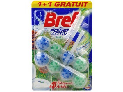 Bref power aktiv Borovica WC záves guličky - 2 x 50 g