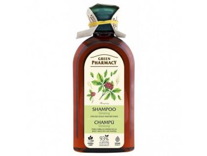 green pharmacy ginseng arganovy olej a granatove jablko sampon na suche vlasy 350 ml