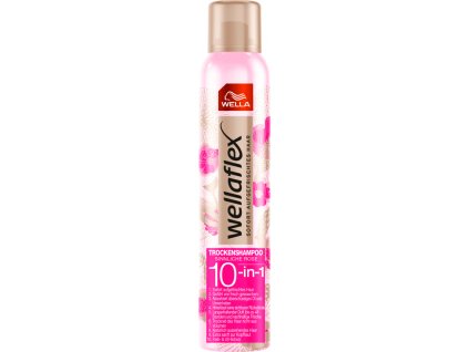 Wellaflex Sinnliche rose 10-in-1 suchý šampón na vlasy - 180 ml