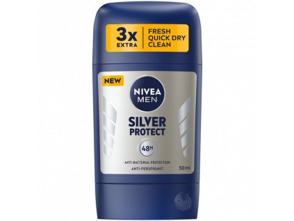 nivea silver protect stick anti perspirant 48 h 50 ml