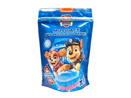 Paw Patrol Duo šumivé tabletky do kúpeľa - 6 x 20 g