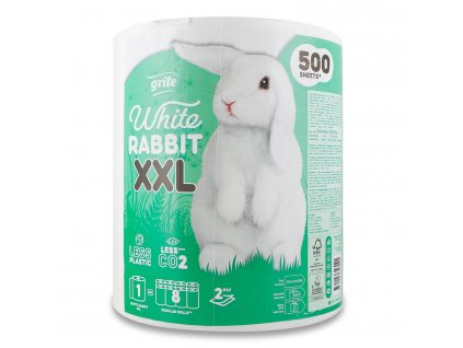 grite white rabbiz xxl 2 vrstvove papierove utierky 1 ks