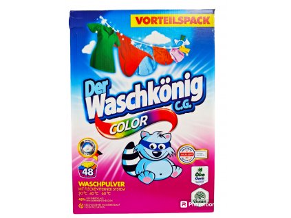 waschkonig color prasok na pranie 2 88 kg 48 prani