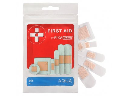first aid aqua vodeodolna naplast 24 ks balenie zubna kefka