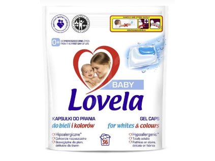 lovela baby kapsule do prania na biele a farebne pradlo 36 ks