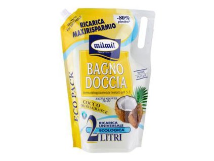 milmil bagno doccia cocco oil sprchovy gel a pena do kupela 2000 ml
