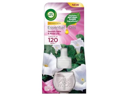 Air wick Smooth satin & Moon Lily elektrický osviežovač vzduchu (náplň 120 dní) - 19 ml