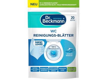dr beckmann wc cistiace listy na wc toaletu 20 ks