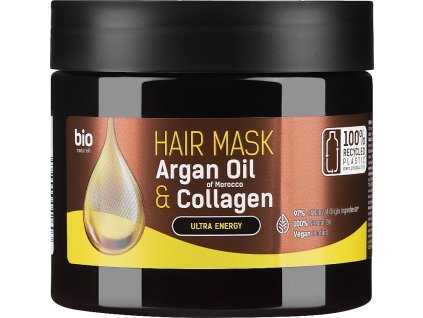 bio naturell argan oil collagen renereracna maska na vlasy 295 ml
