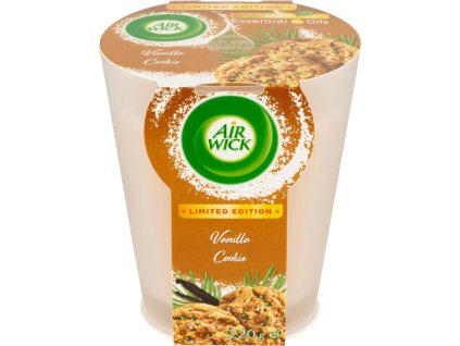 Air wick Vanilla Cookie vonná sviečka essential oils -220 g