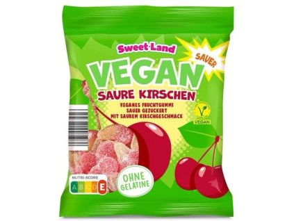 (DE) Sweet Land Vegan saure Kirschen kyslé želé cukríky - 200 g