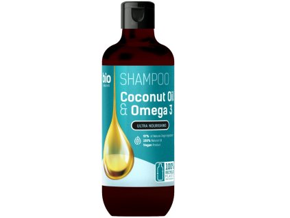 bio naturell coconut oil omega 3 sampon na poskodene vlasy 355 ml