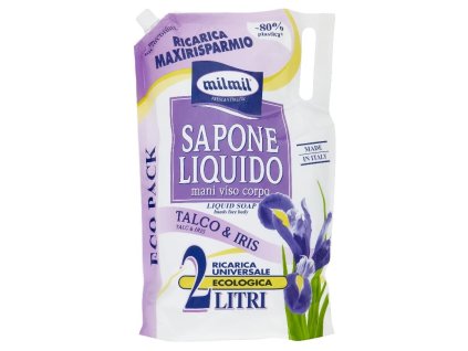 milmil dermo sapone talco iris tekute mydlo 2000 ml