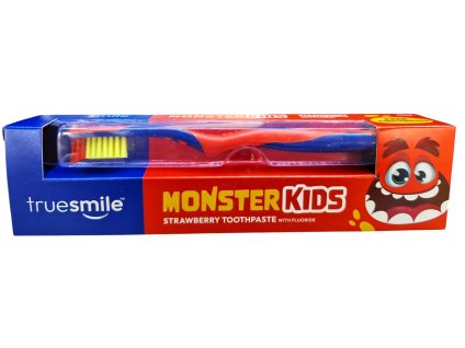 true smile monster kids detska zubna pasta 75 ml zubna kefka