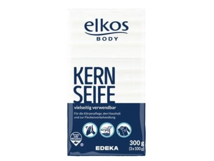 elkos kernseife univerzalne tvarohove mydlo s glycerinom 3 x 100 g