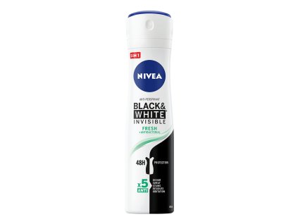 nivea black white invisible fresh damsky antirespirant 150 ml