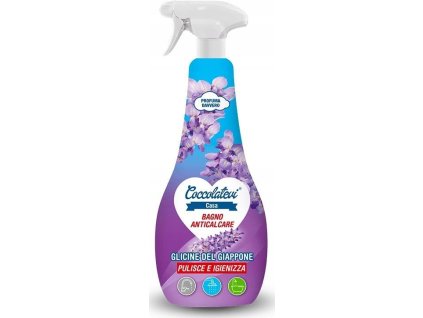 coccolatevi bagno anticalcare glicine del giappone cistiaci prostriedok na kupelne a vodny kamen 750 ml