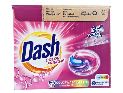 dash color frische kapsule na pranie 18 ks