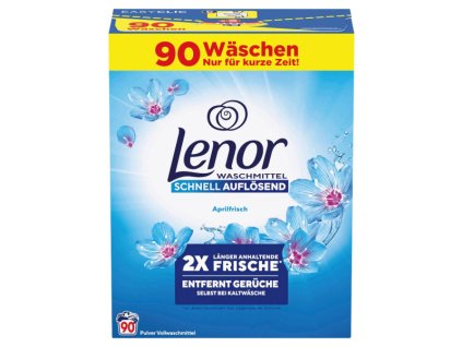 lenor aprilfrisch 2 x frische prasok na pranie 4 95 kg 90 prani