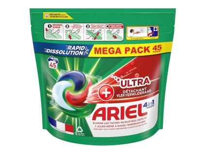 ariel 4 in 1 ultra detachan kapsule na pranie 45 ks