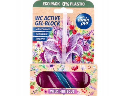 ambi pur wc active gel block wild hibiscus 1 x 45 g