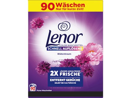 lenor blutentraum 2 x frische prasok na pranie 4 95 kg 90 prani