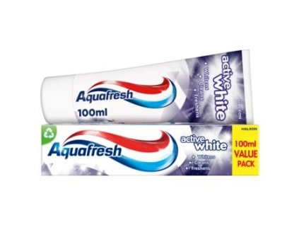 aquafresh active white zubna pasta 100 ml