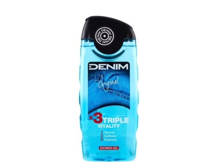 Denim Original x 3 Triple vitality pánsky sprchový gél - 250 ml