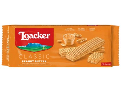 (DE) Loacker Classic Peanut butter plnené oblátky -135 g