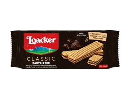 (DE) Loacker Classic Zartbitter plnené oblátky -135 g