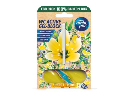 Ambi Pur Wc Active Gel-Block Citrus & Jasmin - 1 x 45 g