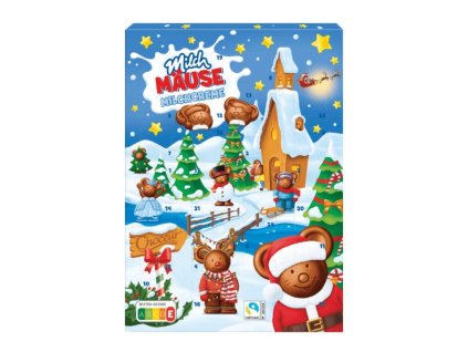 (DE) Milch Mause Milchcreme Vianočný adventný kalendár - 140 g