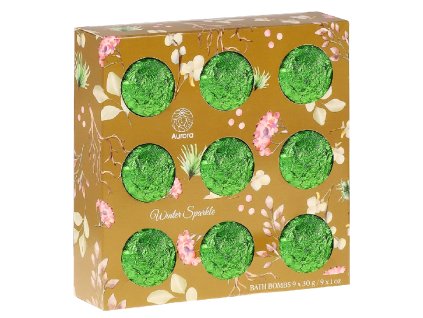 Aurora Winter Sparkle Thai basil & Grapefruit šumivé gule do kúpeľa - 9 x 30 g (270 g)