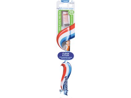 Aquafresh clean & flexi zubná kefka Hard (tvrdá) - 1 ks